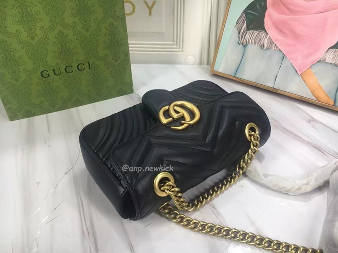 Gucci Gg Marmont Mini Shoulder Bag (7) - www.newkick.vip